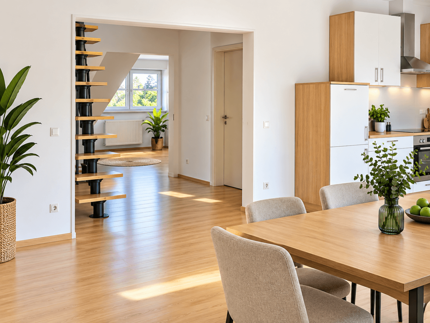 Wohn-und Esszimmer (Visualisierung)